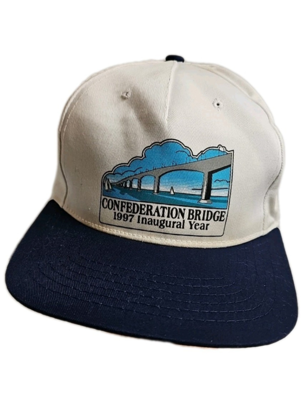 Vintage Prince Edward Island Confederation Bridge 1997 Inaugural Year Hat Adjust